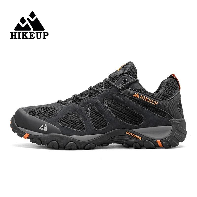 HIKEUP nouvelles chaussures de randonnée en plein air pour hommes antidérapantes résistantes à l'usu