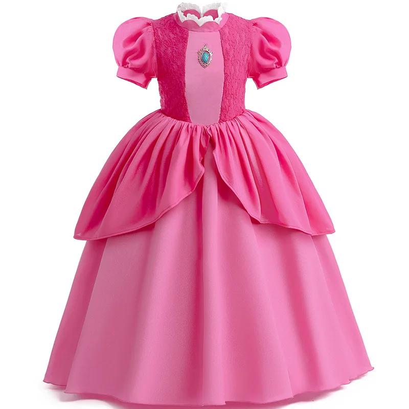 Robe de princesse pour filles, Costume de princesse Cosplay, robe de carnaval d'anniversaire pour en
