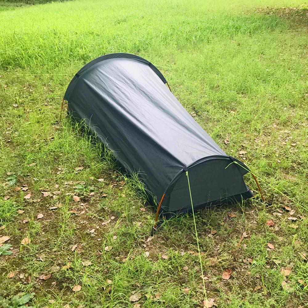 Tente de randonnée en plein air, sac de couchage de camping, imperméable, légère, simple, hypothèque