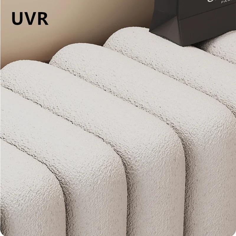 UVR lumière luxe Shoeshine banc porte rembourré banc moderne Simple canapé repose-pieds chaise cheve