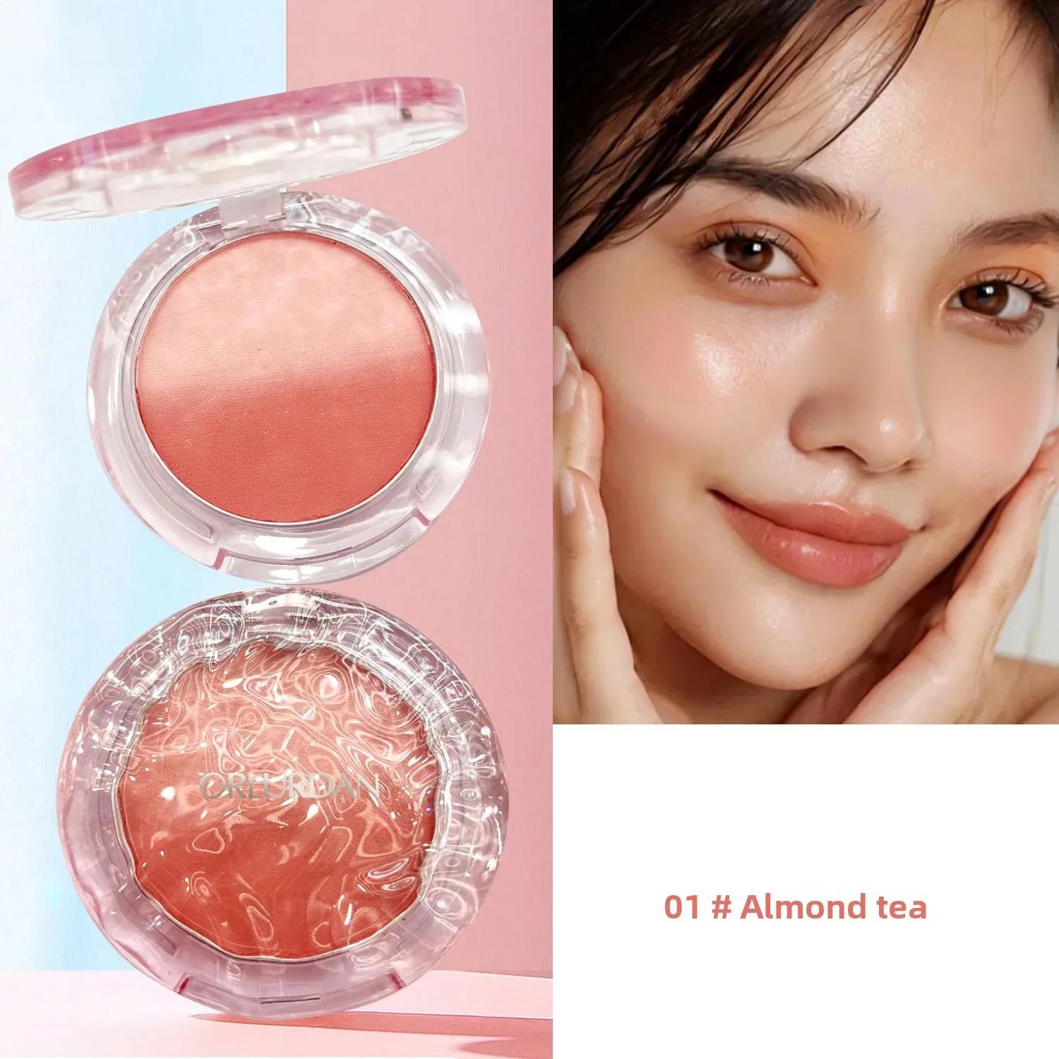 Blush ivre ORLURDAN 3 couleurs Obtenez que le coréen naturel ressemblez votre secret pour une lueur