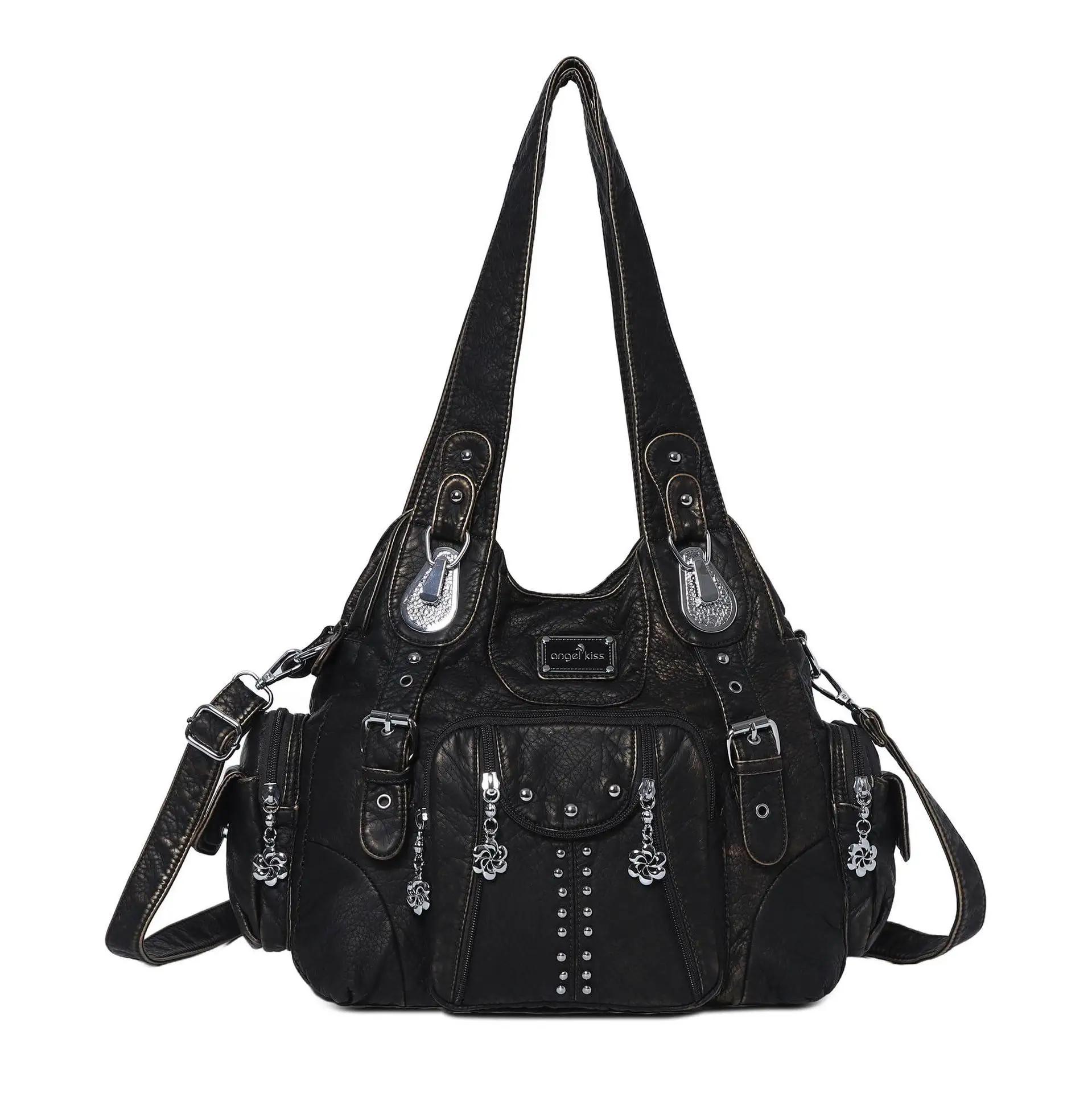 Sacs à main de mode femmes sacs à bandoulière en cuir PU sac à main femme sacoche grande capacité sa