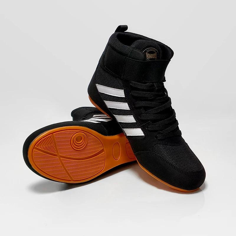 Bottes de lutte professionnelles, chaussures de boxe pour Couples, baskets antidérapantes pour homme
