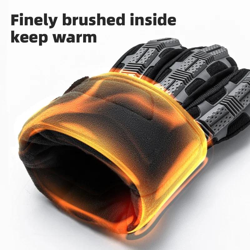 Gants de vélo ROCKBROS, rembourrage SBR épaissi, antichoc, respirant, gants de vélo en gel, gants de