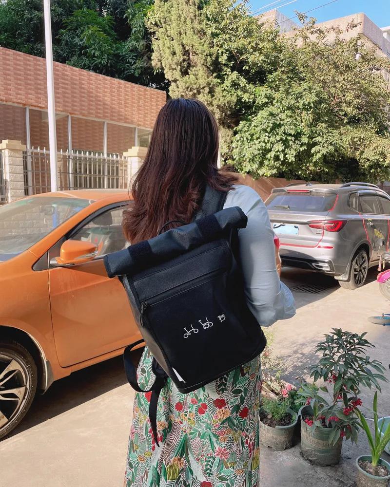 Sacs et sacoches de transport avant de vélo pliants, sac à main de rangement avant de vélo Brompton