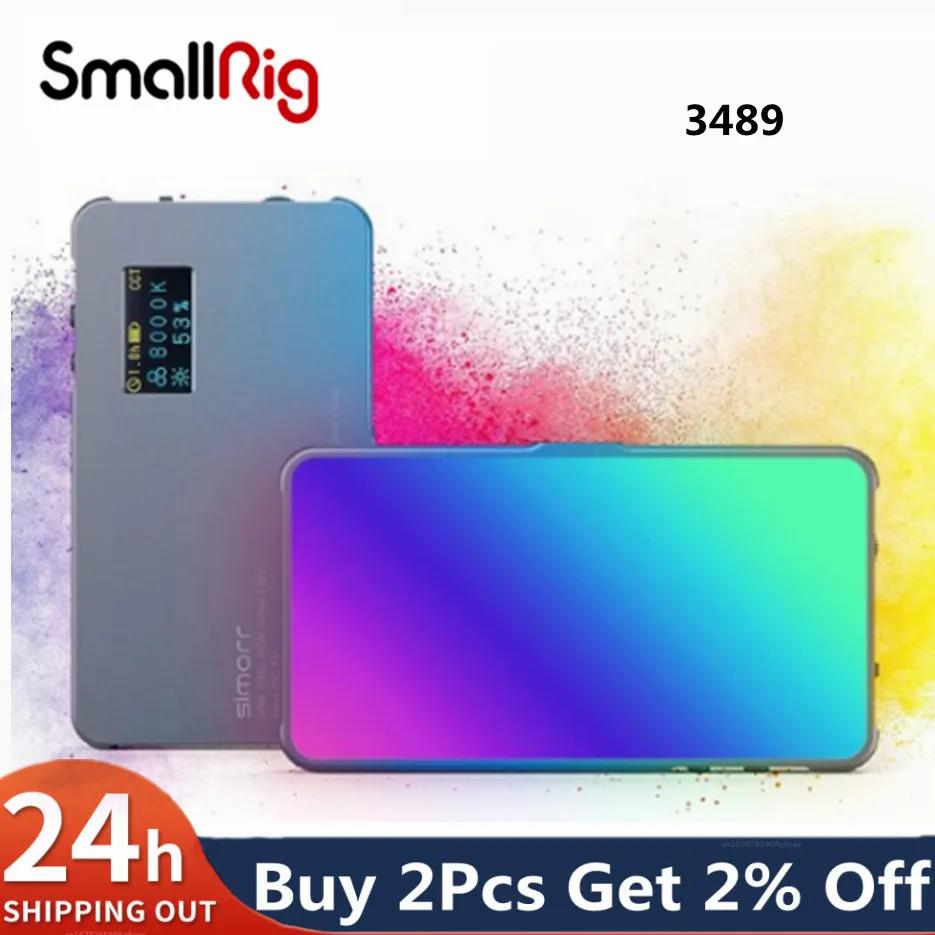 SMALLRIG-Lampe vidéo P96L RGB, éclairage portable pour appareil photo, remplissage de documents comp