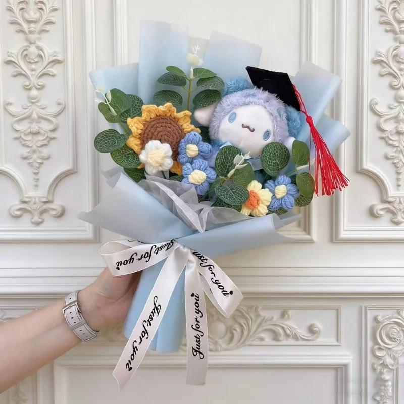 Jouets en peluche série dessin animé Hellokitty Kulomi, Bouquet de remise de diplôme créatif, cadeau