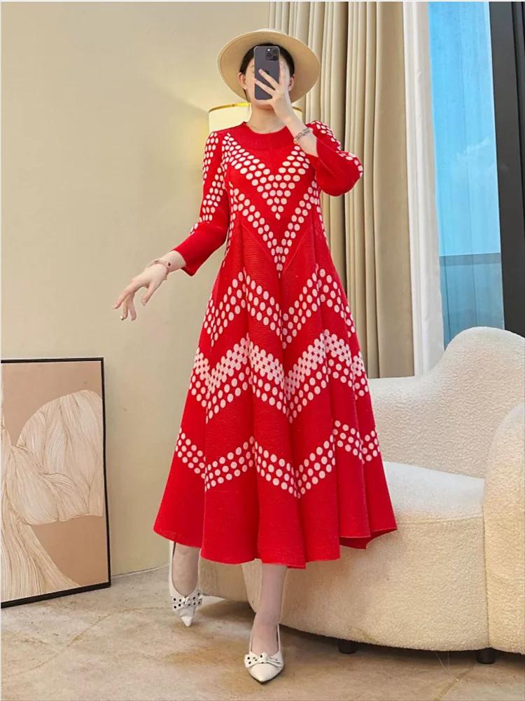 Robe longue ample et élégante pour femmes, nouvelle mode printemps et été 2026, littéraire française