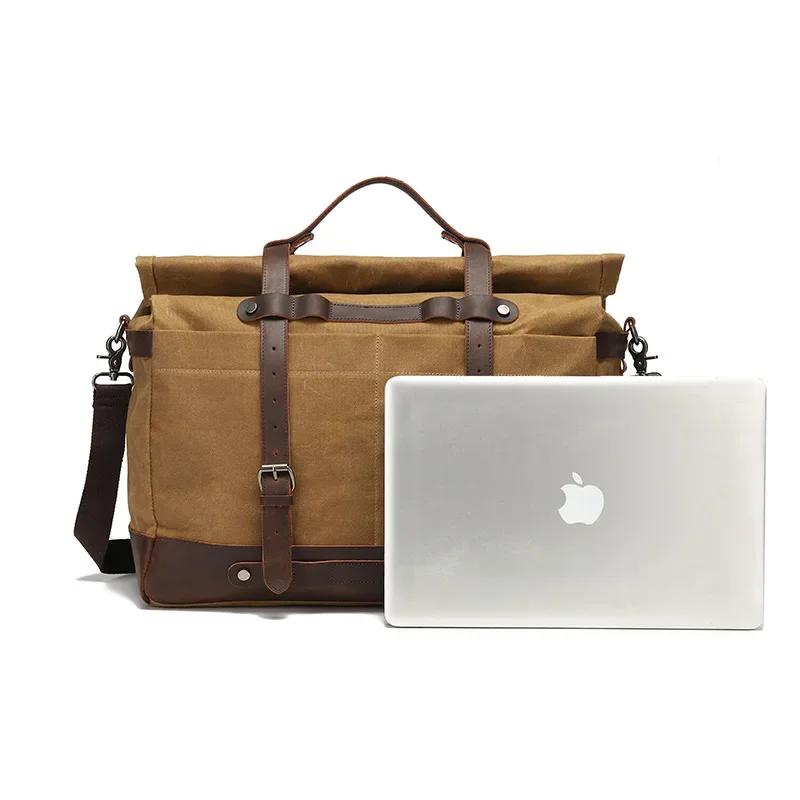 Sac de voyage étanche portable pour homme, sac à bagages extérieur, toile d'avertissement d'huile, s