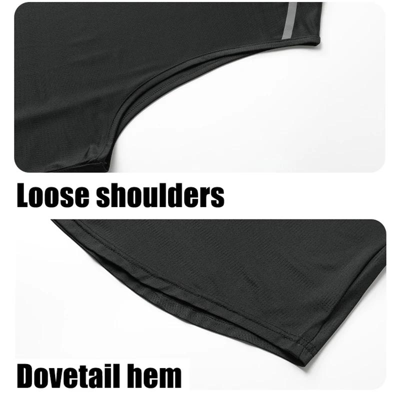 CHRLCK gilet de course pour hommes séchage rapide débardeur de gymnastique hommes Fitness chemise sa