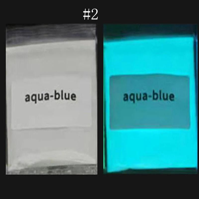 Poudre à paillettes pour ongles, phosphore lumineux d'halloween, 50G, résine époxy scintillante dans