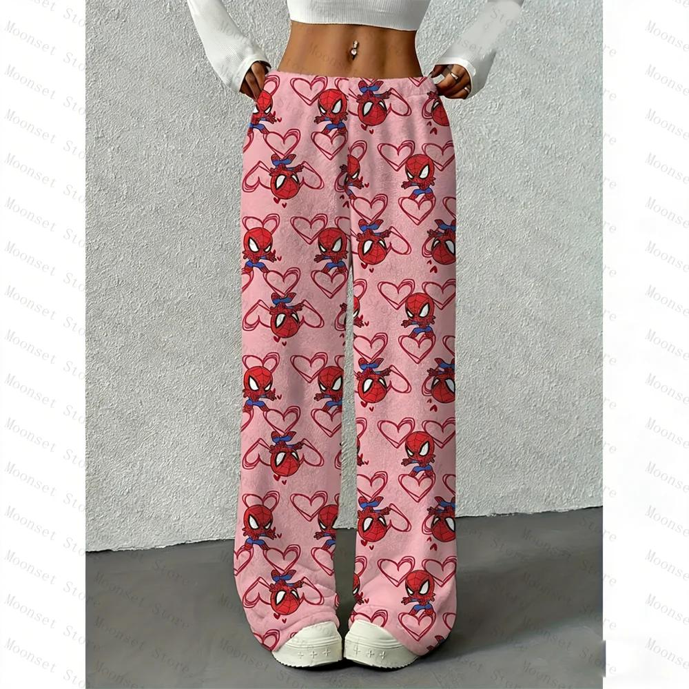 Automne hiver pantalons de couchage Y2k décontracté Batman femmes vêtements de nuit à la mode flanel