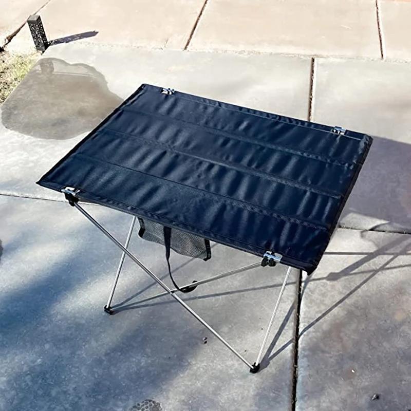 Table de Camping pliante portative ultralégère Tables enroulables compactes avec sac de transport po