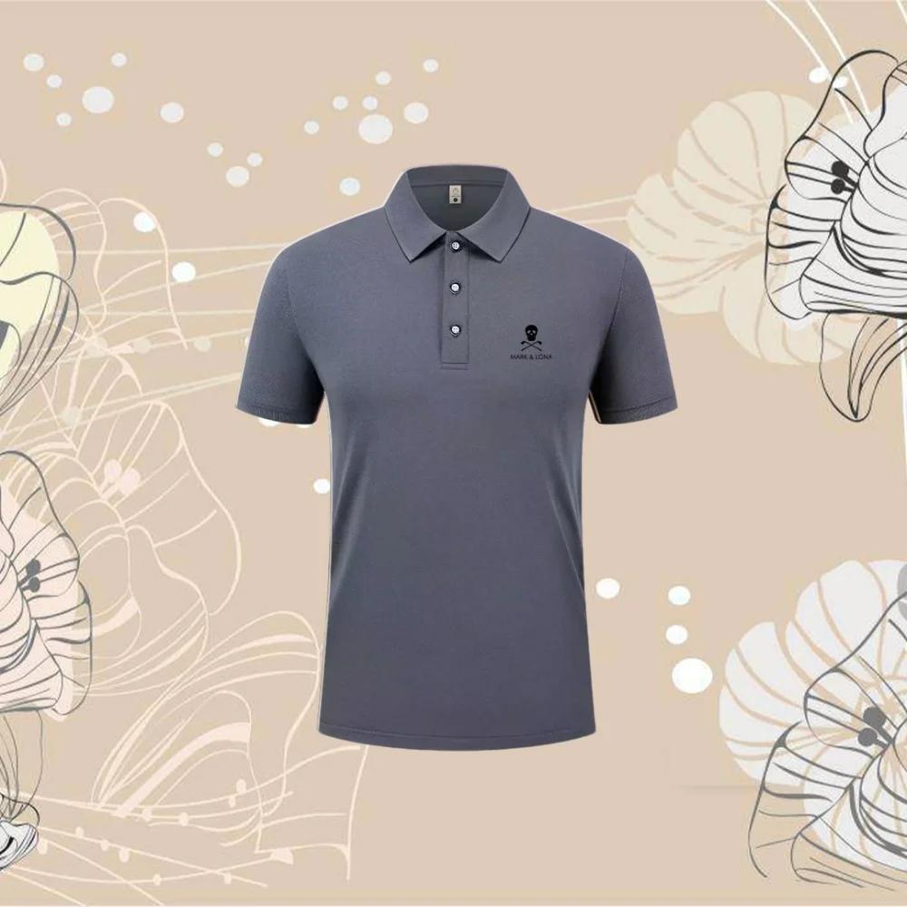 Polo imprimé haut de gamme à manches courtes pour homme, nouvelle version coréenne, collection été 2