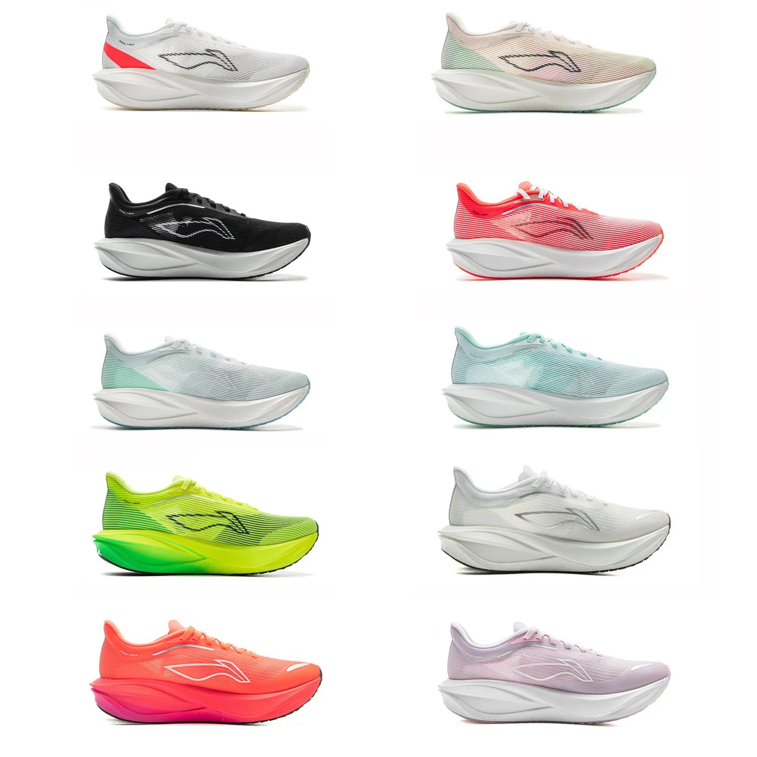 Chaussures de course Li-Ning FEIDIAN 5 CHALLENGER femme - plaque carbone BOOM - performance running