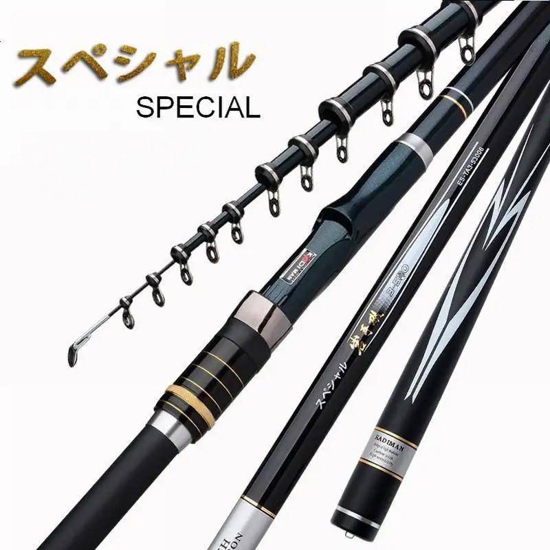 Canne à pêche rapide en carbone Geegan H ZZ72 3000G 3.6m 4.5m 5.4m 6.3m 3-360 3-450 3-540 3-630 Poid