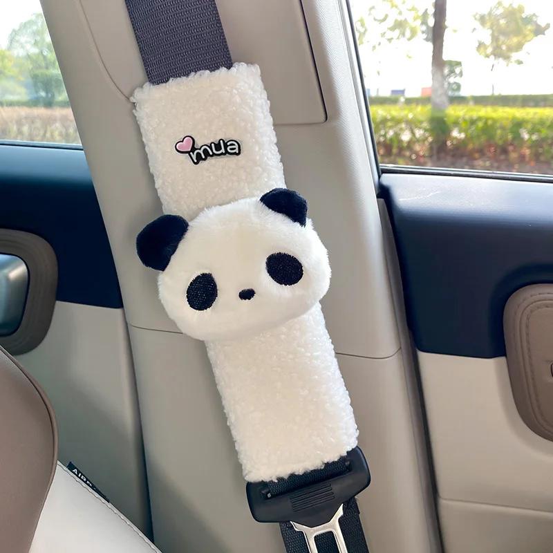 Juste de ceinture de sécurité de Krasnocar de dessin animé mignon, sangle initiée, coussin SFP, joue