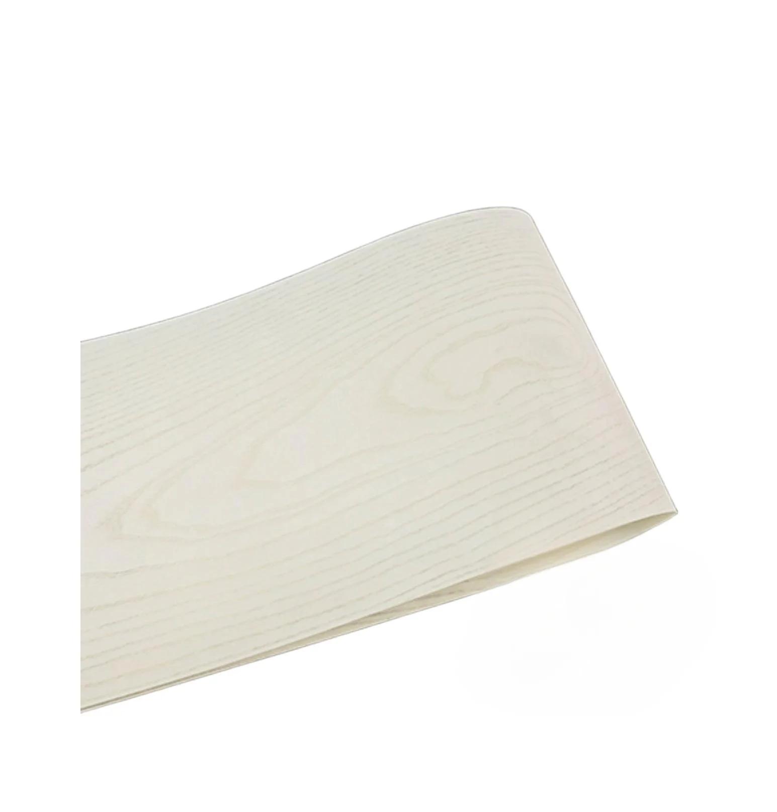 Feuilles de placage de bois blanc naturel, L:2.8 mètres, Largeur: 210mm T:0.3mm, Décoration de porte