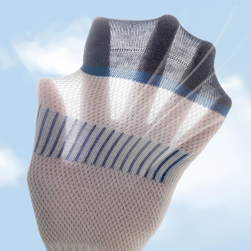5 paires de chaussettes de Sport pour enfants, chaussettes Midtube en maille respirante, chaussettes