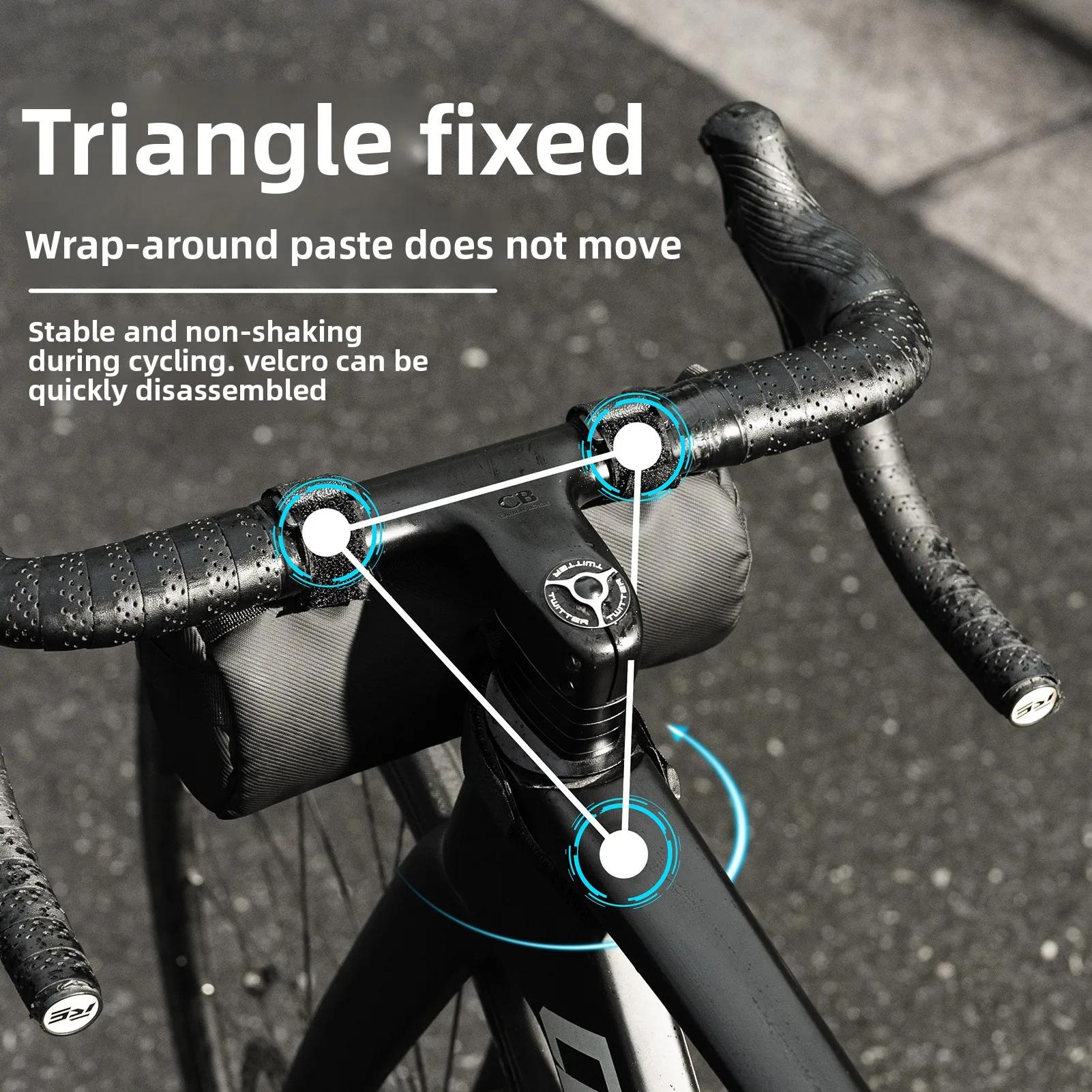 OFFBONDAGE sac de vélo Portable guidon multi-usages grande capacité sac à dos vtt route cyclisme cad