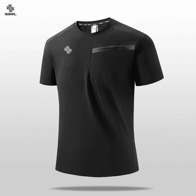 SBWL 2025 été hommes nouveau en plein air course fitness séchage rapide sport T-shirt de haute quali