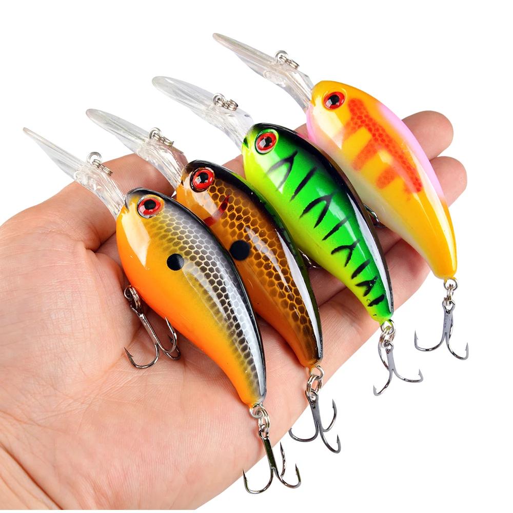 1 pièces leurre de pêche à manivelle appâts durs artificiels 10 cm/15g manivelle Jerkbait Wobbler ma