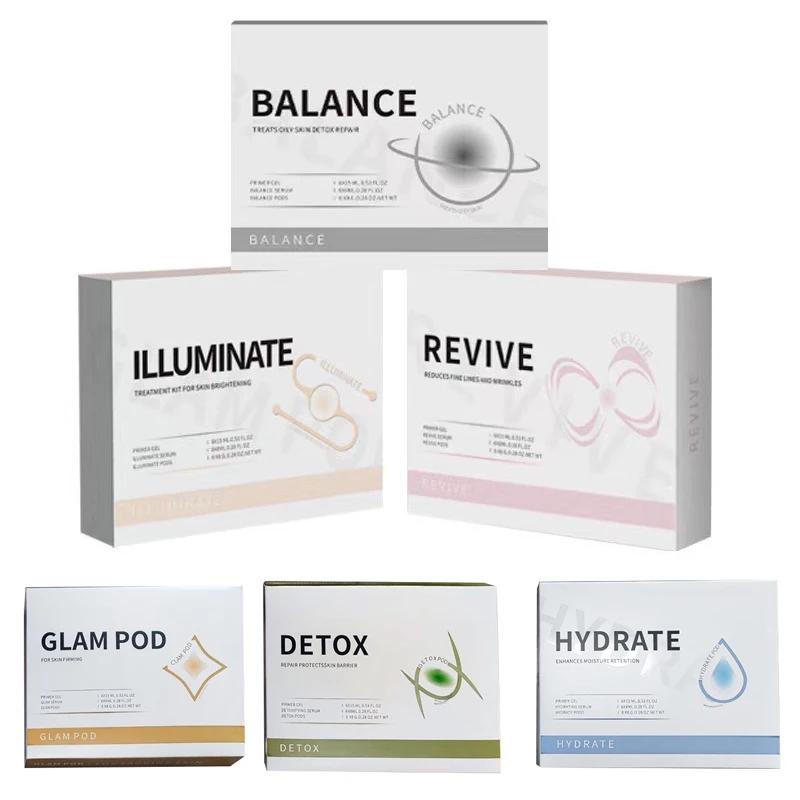 7 Types d'oxygène Jet Spa Capsule sérum Gel visage CO2 oxygène bulle Machine Massage du visage exfol