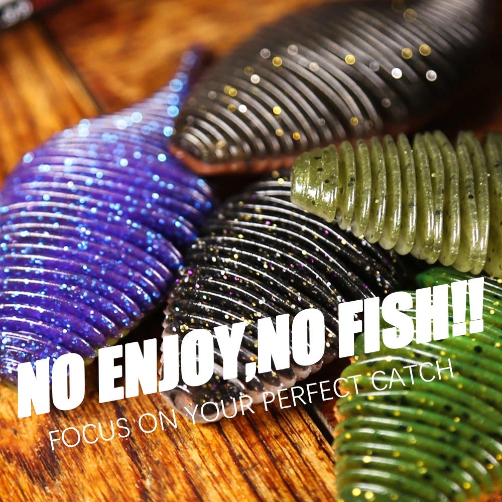 PEAK 100mm soufflet branchi ver appât appât souple leurres de pêche Pesca carpe pêche bar leurre Isc