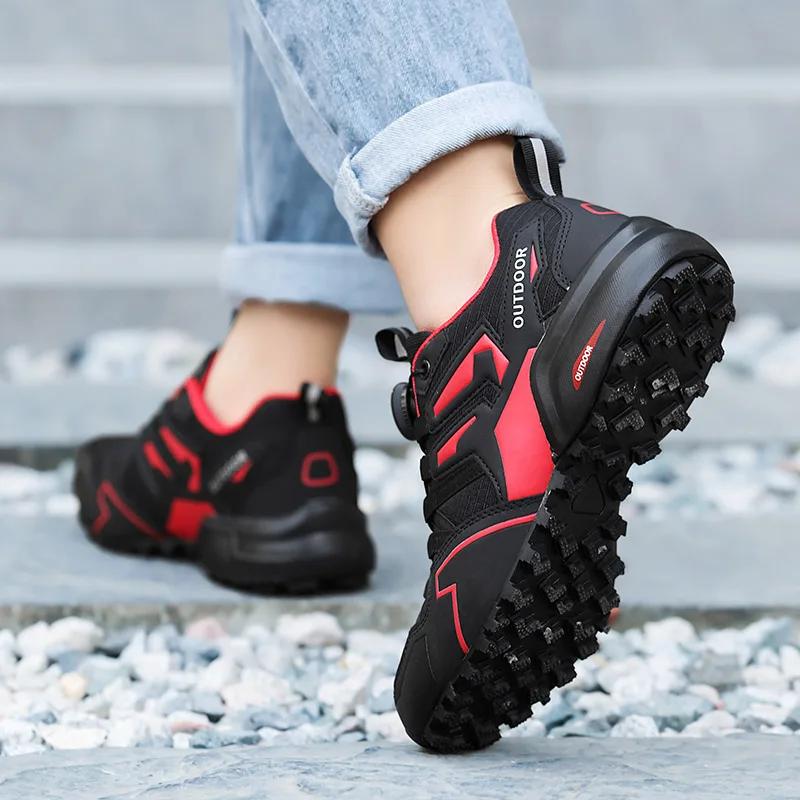 Chaussures d'extérieur pour hommes, chaussures de sport d'alpinisme, en maille respirante, de cyclis