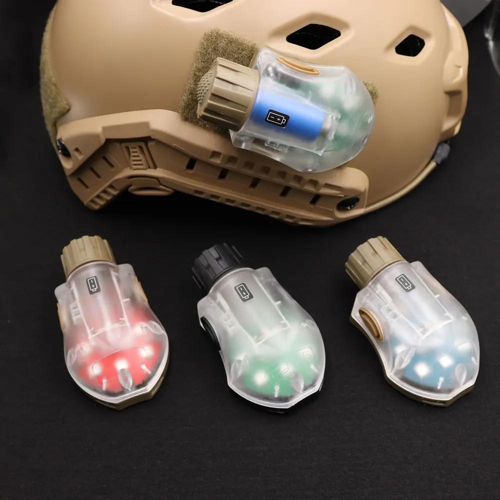Lampe stroboscopique ELEMENT MANTA étanche waterproof survie bande infrarouge rouge vert bleu