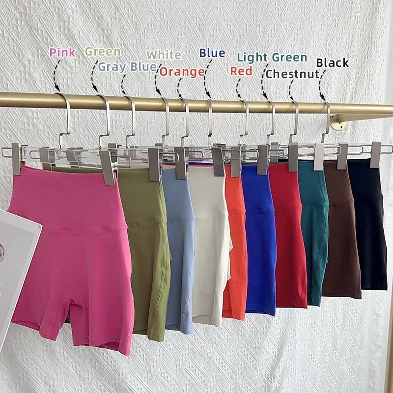 Short de Sport couleur chair, taille haute, fesses pêche, avec poche, Leggings de Yoga, séchage rapi