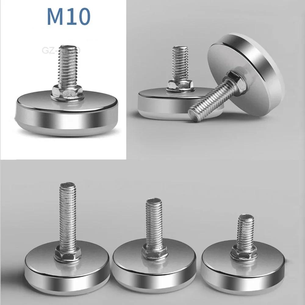 Base de pied de nivellement, M6, M8, M10, hauteur de vis réglable, diamètre 30 mm, 35 mm, 43 mm, 50