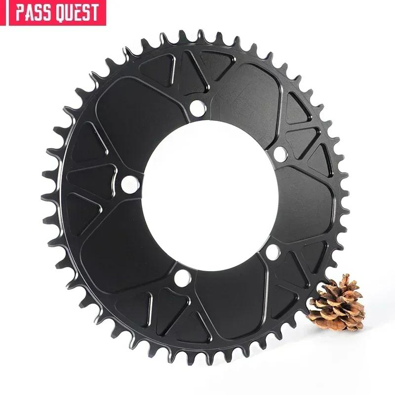 Pass Quest-Pédalier rond et narpour vélo de route, plateau large étroit, 42T-58T, 110, 5 BCD, 110BCD