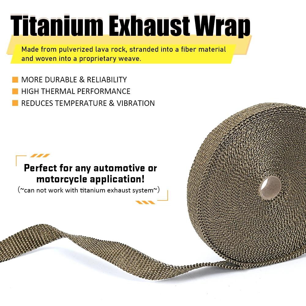 Rouleau d'enveloppe thermique d'échappement en fibre de verre de haute qualité 1M 5M 10M 15M pour ba