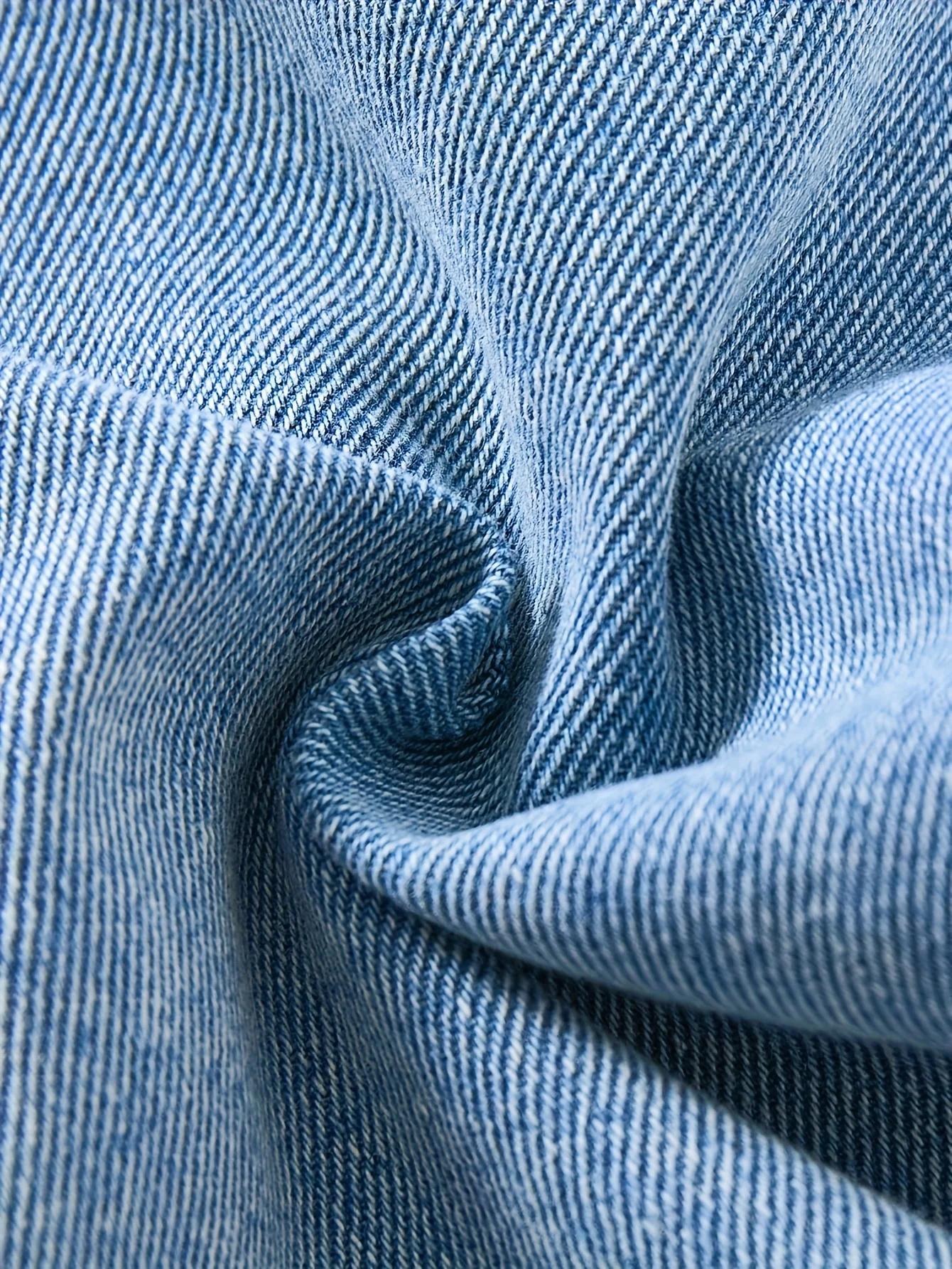 【Couplement haut + pantalon】 Ensemble à capuche + jean cousu à nœud à la mode pour fille, un tenue d