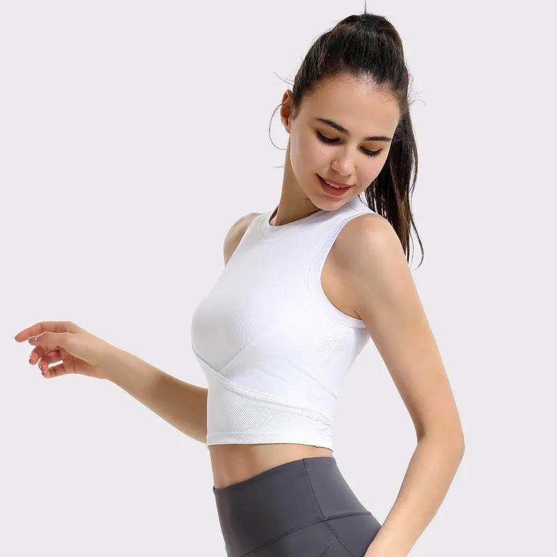 Soutien-gorge de yoga pour femmes, gilet de sport antichoc haute résistance, soutien-gorge de sport
