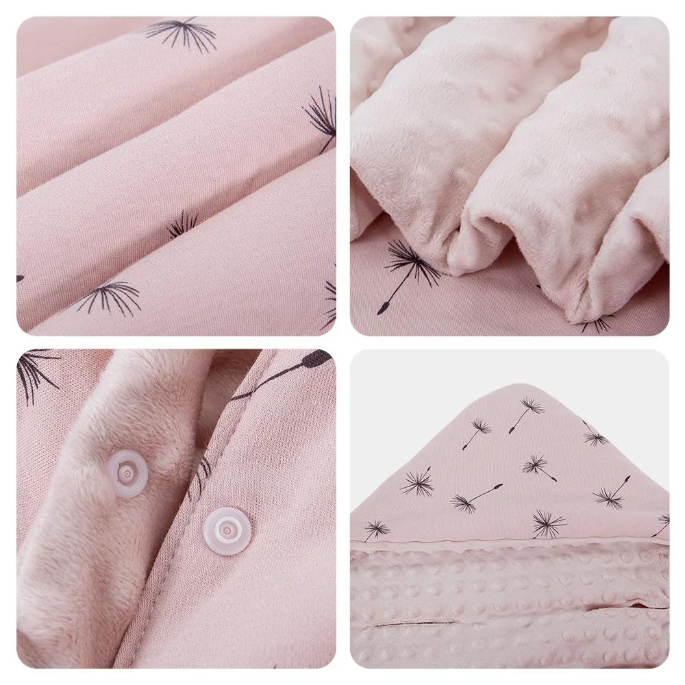 Couverture pour nouveau-né avec capuche, coupe-vent, Go à l'extérieur, chaude et Portable, panier, s