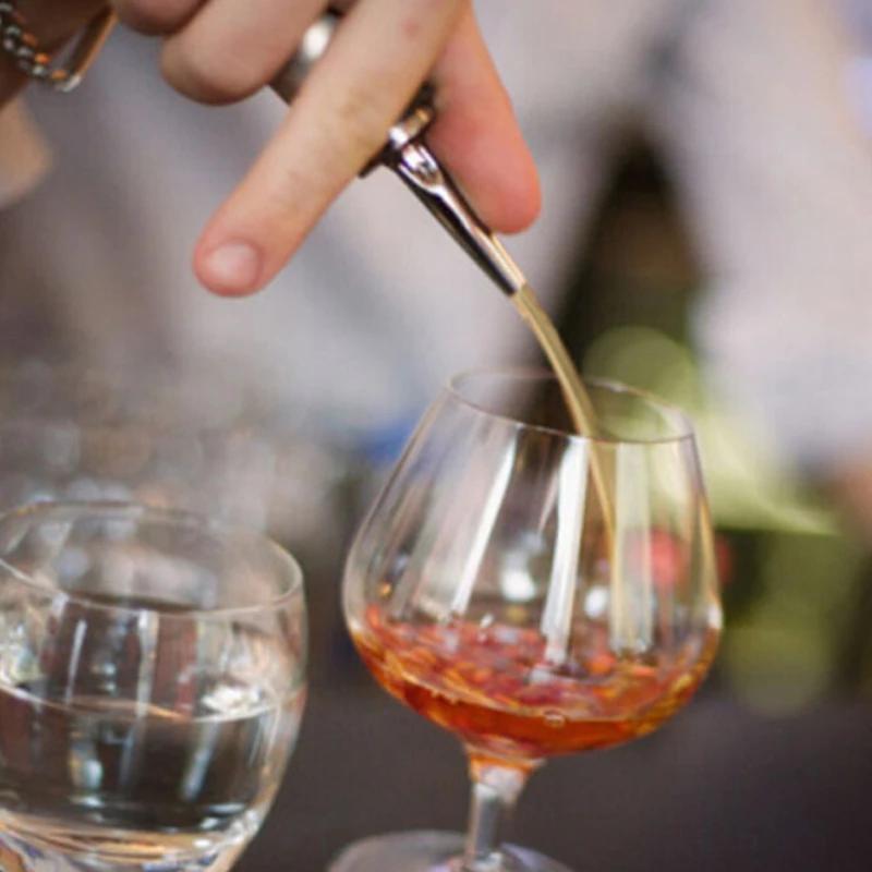 Bouchon de bec verseur de débit, acier inoxydable, français, bouteille de vin d'alcool, applicable a