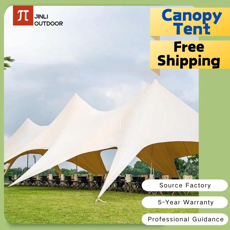 Tentes Octopus CanAmendements, Single, Double Pole, Starshade, Starshade, Thicken, Oxford Grill, For
