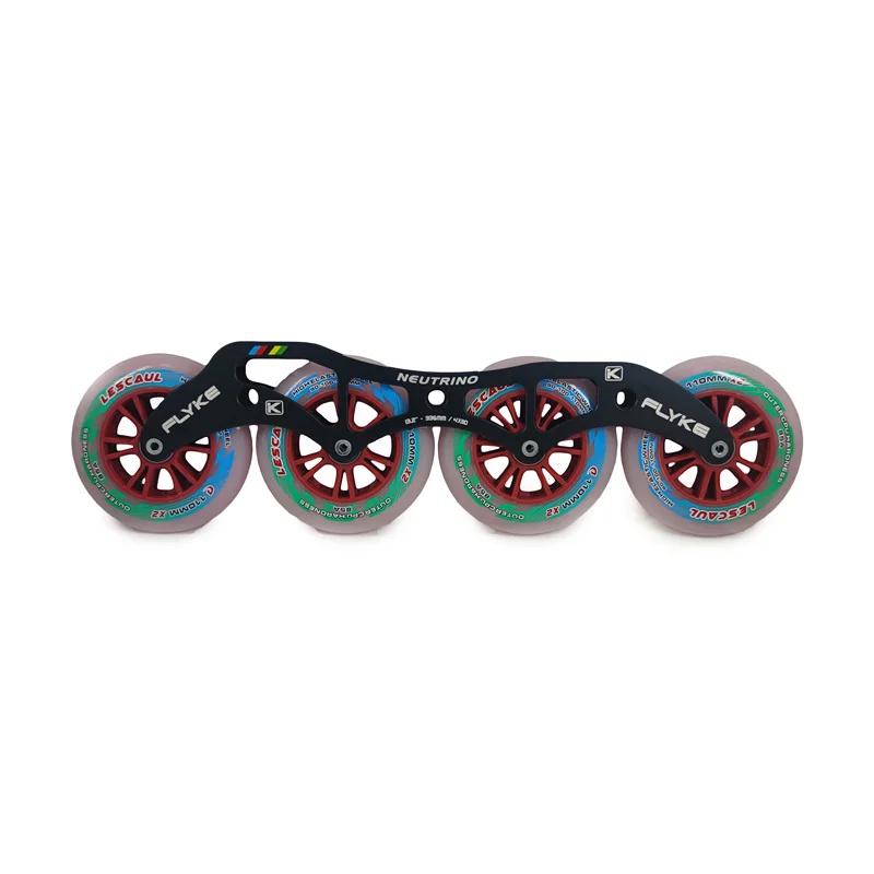 Flyke-Cadre de patins de vitesse en ligne, châssis MPC, 4 roues, NEUTRINO, 4x110, 4x100, 4x90, Black