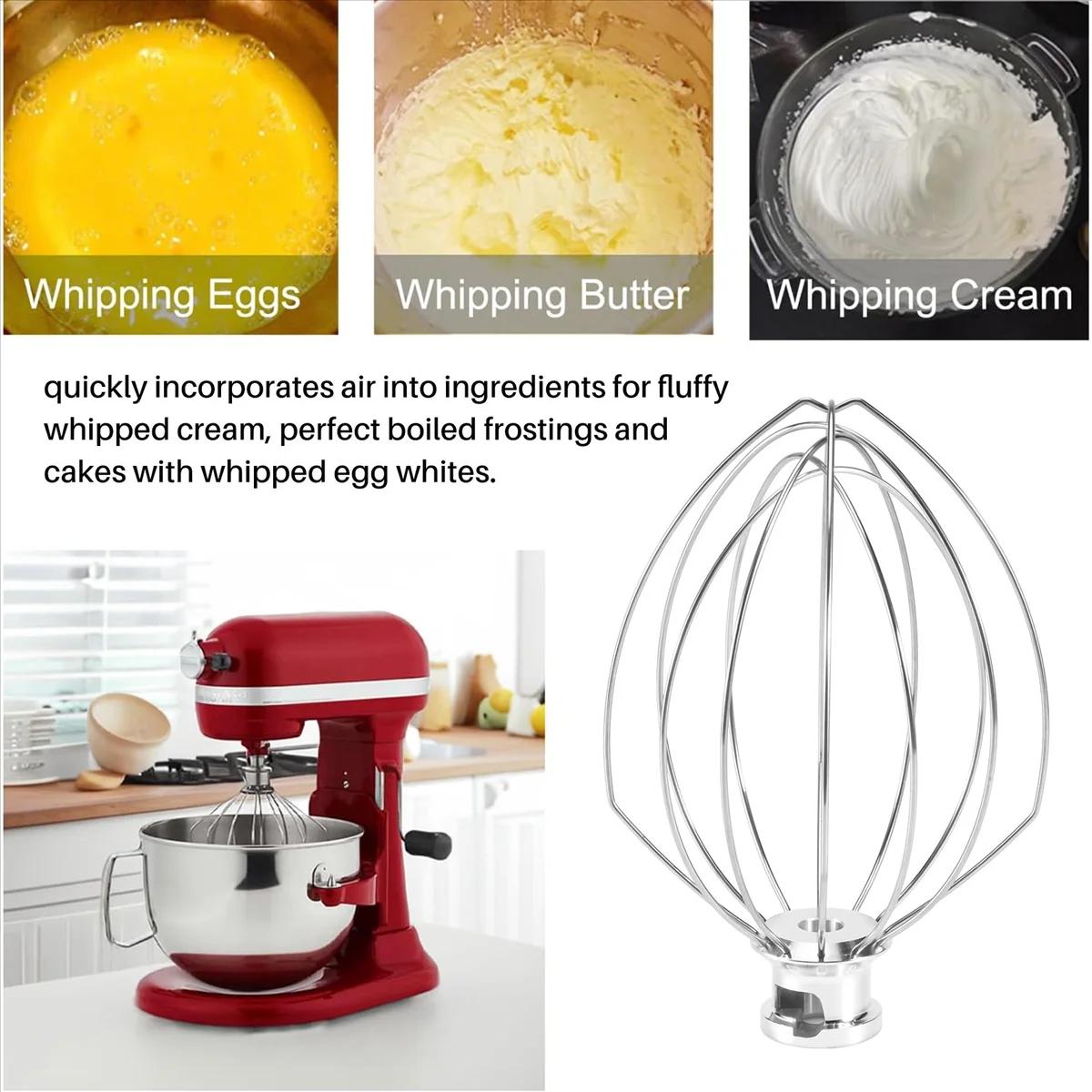 KitchenAid-Fouet en fil de fer à tête inclinable, support de centre commercial, accessoires d'agitat