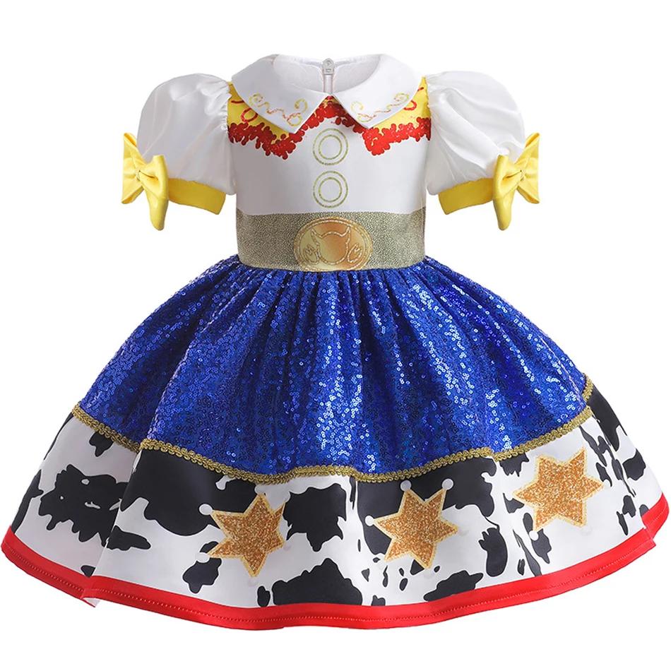 Déguisement Woody pour Halloween, robe de Cosplay Jessie pour garçons et filles, ensembles fantaisie
