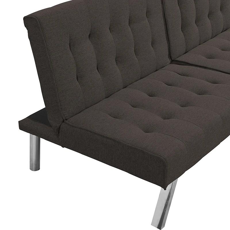 LIT EN BOIS FRAcloser, Louisiane, Jambes INLESS, FUBOU, SOFA, Expresso