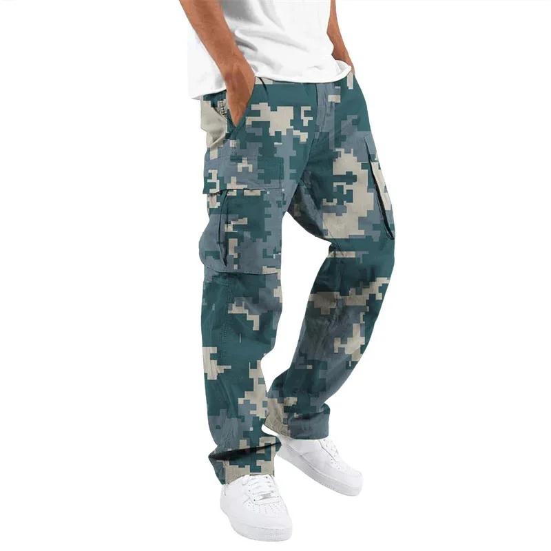 Pantalon cargo homme Fjoutdoors multi-poches séchage rapide - Jogging protection tissé cool course printemps automne