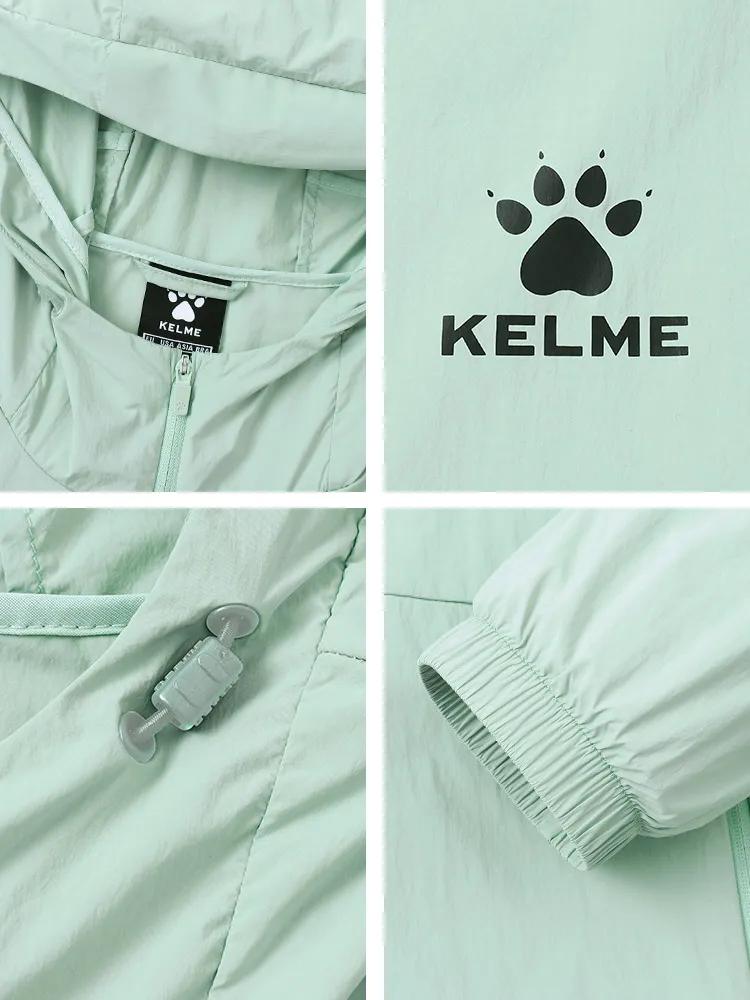 Veste de course homme Kelme imperméable capuche - Coupe-vent mince fitness alpinisme plein air