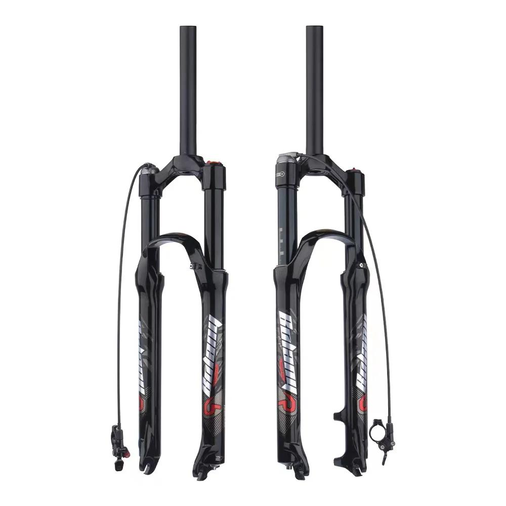 Bolany fourche de vélo vtt résilience de l'air alliage de magnésium amortisseur suspension droite co