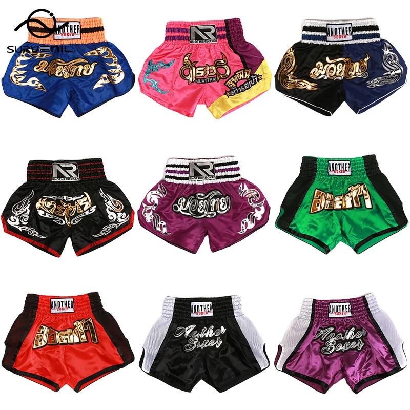 Short de boxe thaïlandaise pour adultes et enfants - Short Muay Thai satin NingMMA