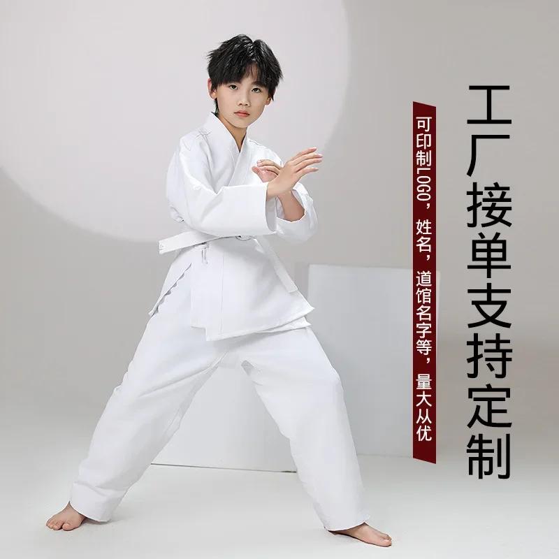 Nouvel uniforme de karaté respirant pour enfants et adultes, pantalons et vestes légers, uniforme d'