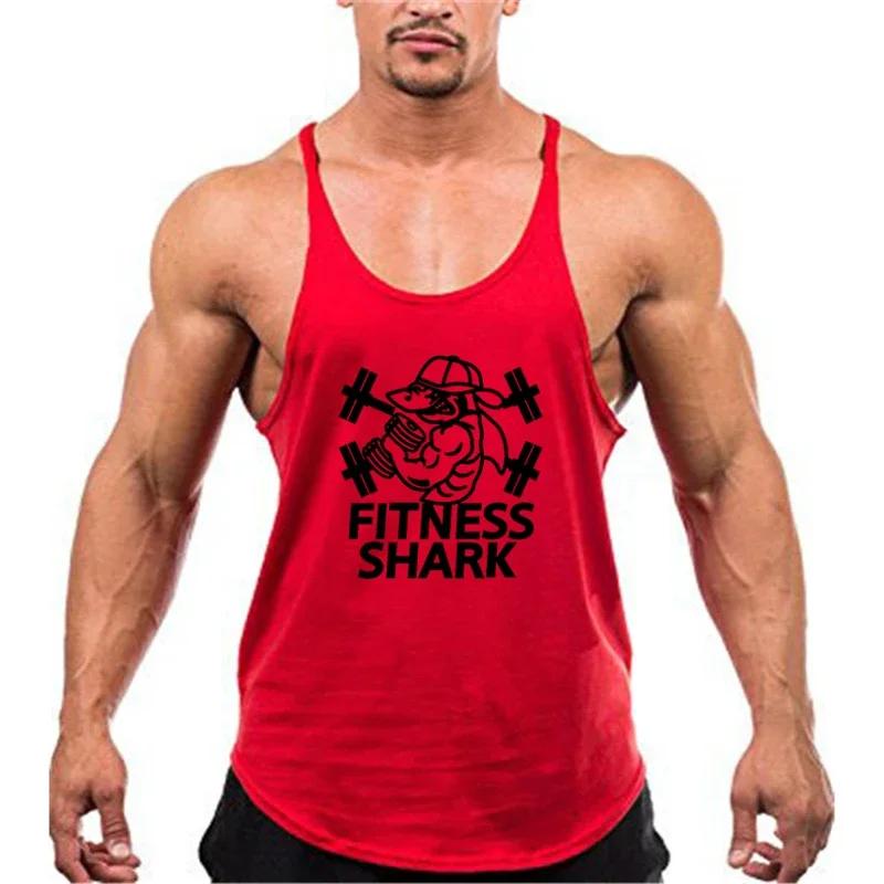 Débardeur homme été coton respirant dos Y musculation sport entraînement sans manches