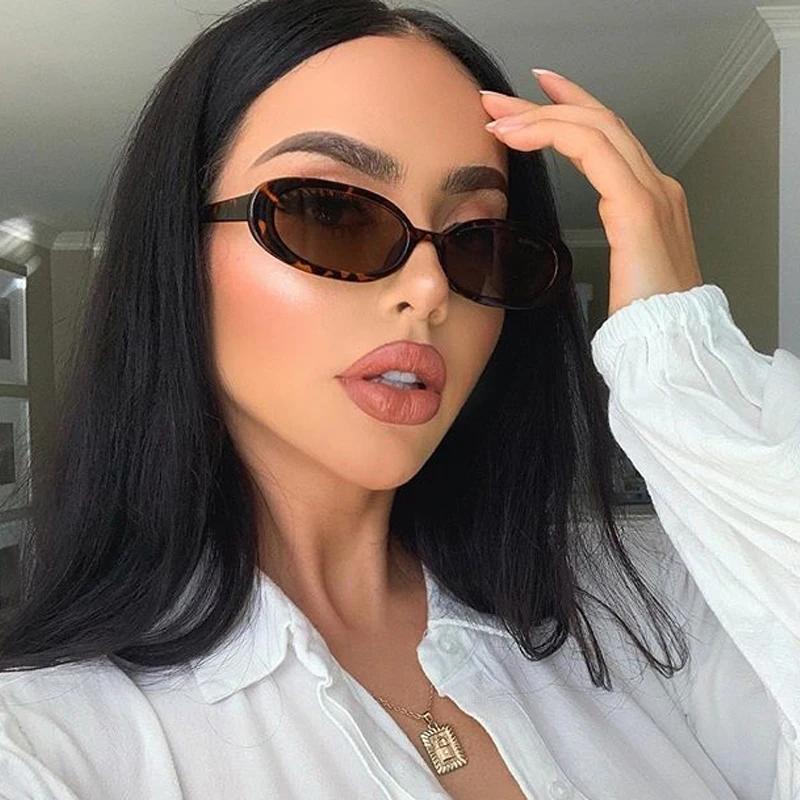 Nouveau ovale Vintage lunettes De soleil femmes marque De luxe concepteur mode lunettes De soleil fe